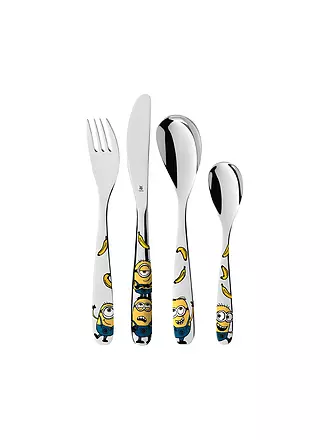 WMF | Kinderbesteck-Set 4-teilig Minions | 